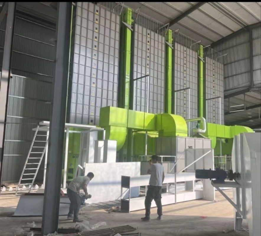 120 Ton Per Batch Rate Cracking Rendah, Seragam, Pengering Gandum Pengering Cepat
