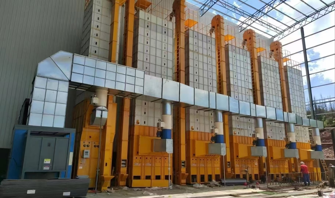 170 Ton Per Batch Mesin Pengering Biji Dengan 2 Juta Kcal Per Jam Biomass Furnace