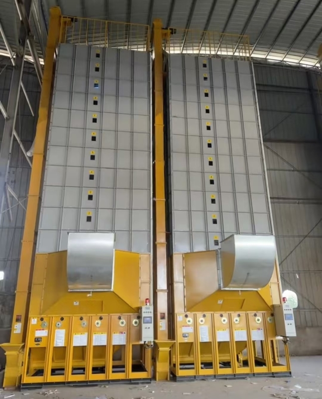 Pengering Biji Gandum Jagung Beras 70 Ton / Batch Kapasitas Udara Panas 60-130°C 16.603kw