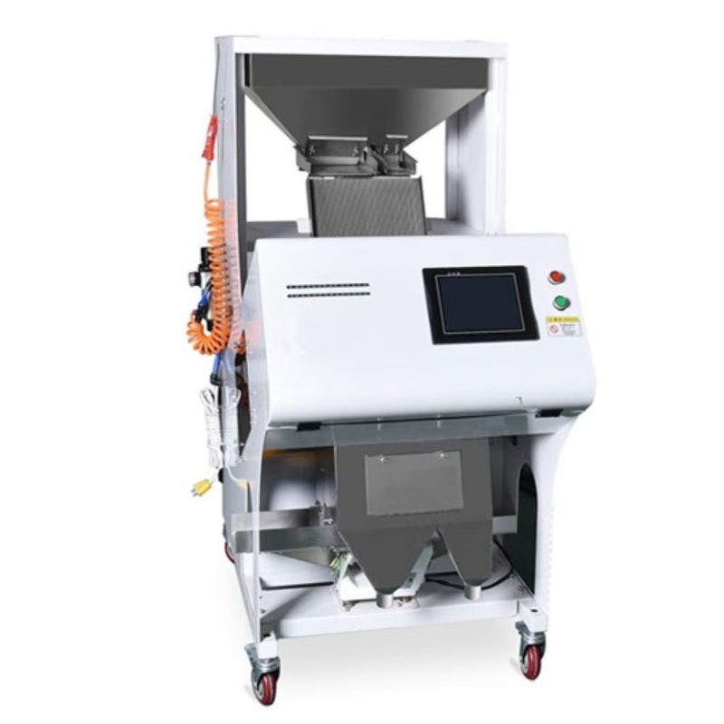 600 Kg Per Jam 64 Saluran Resolusi Tinggi Kamera CCD Color Sorter Untuk Biji Bunga Matahari