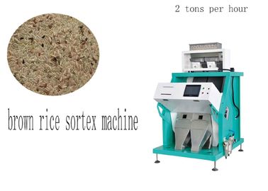 Penyamar Warna Beras Coklat 2 Ton / H Kapasitas Dengan 5400 Pixel Intelligent
