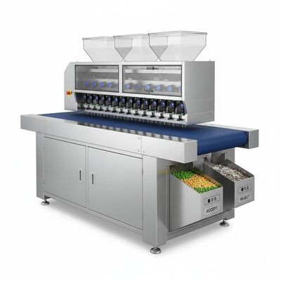 Multi-Purpose Belt-Type Color Sorter untuk Industri Makanan, Mineral & Daur Ulang.