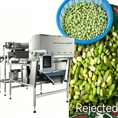 Tipe Sabuk Frozen Edamame Color Sorter - Runtuh Rendah, Akurasi Tinggi, Belajar Sendiri.