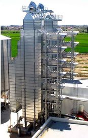 Continuous Galvanized Corn 200 Ton / Day Mixed Flow Dryer