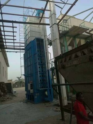 Parboiled 9.023Kw 15 Ton Pengering Padi Campuran Aliran