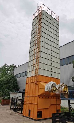 Rice Paddy 30 Ton / Batch Recirculating Dryer Dengan Pengukur Kelembaban Online