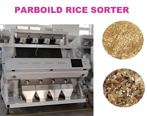 256 Saluran 4 Mesin Penyortir Warna CCD Chutes Untuk Beras Parboiled